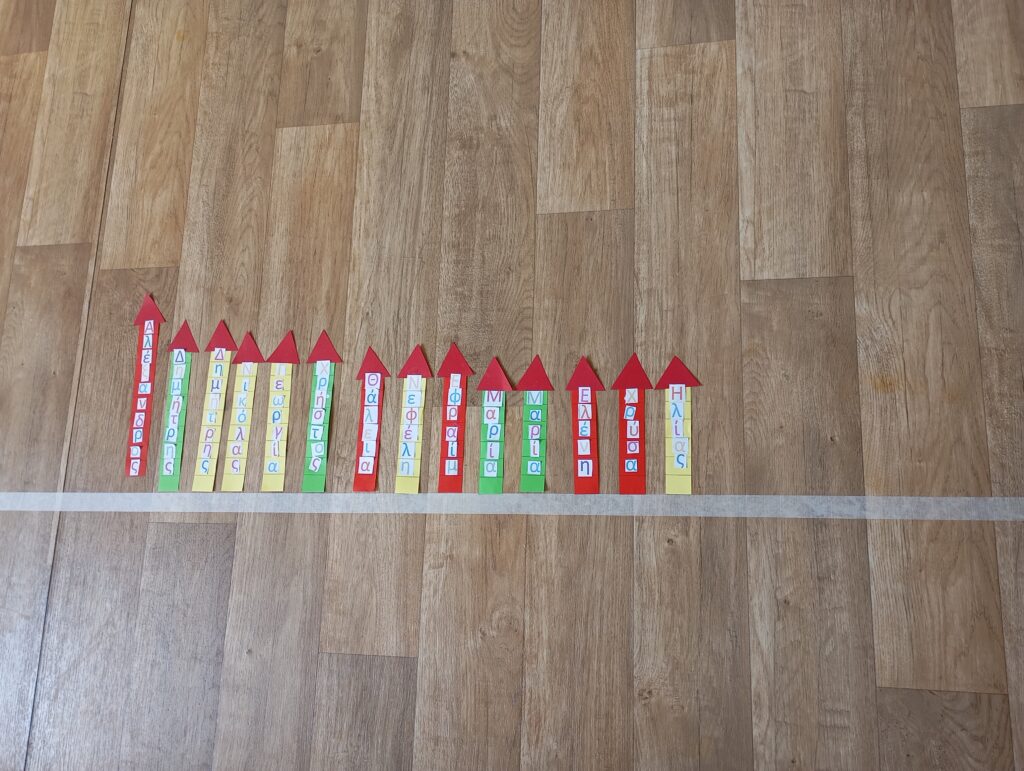 Ονόματα σε σειρά 3 1